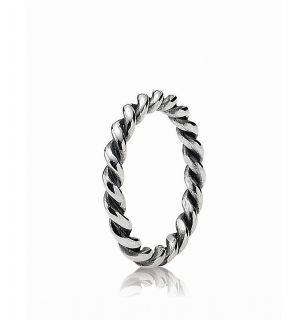 pandora ring sterling silver twist price $ 30 00 color silver size