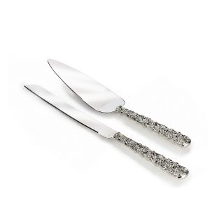 Monique Lhuillier Waterford Crystal Sunday Rose Cake Knife & Server