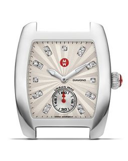 Michele Urban Mini Diamond Accented Watch, 29 X 30mm