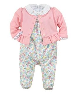 Ralph Lauren Childrenswear Infant Girls 3 Piece Floral Set   3 9