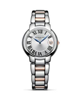 Raymond Weil Jasmine Stainless Steel and Rose Gold PVD Watch, 35mm