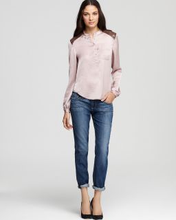 Joes Collection Milly Top with Sequins Button Up & Paige Denim Jimmy