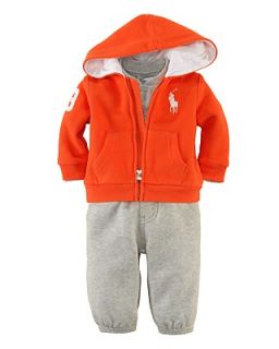 Ralph Lauren Childrenswear Infant Boys 3 Piece Hookup Set   Sizes 3 9