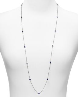 Crislu Scattered Sapphired Stone Necklace, 36