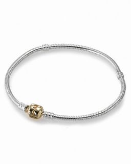 PANDORA Bracelet   Sterling Silver with 14K Gold Signature Clasp