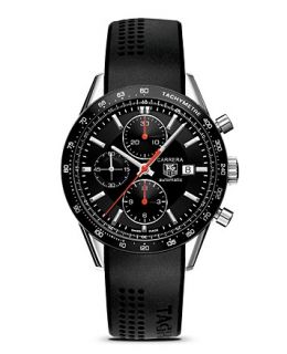 TAG Heuer Carrera Rubber Strap Watch, 41mm