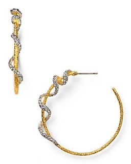 Alexis Bittar Mauritius Twisted Vine Hoop Earrings