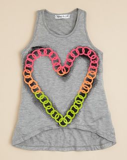 zoe girls heart chain tank top sizes s xl orig $ 54 00 was $ 40 50 now