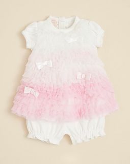 dress bloomer set sizes 3 9 months price $ 68 00 color ivory pink size