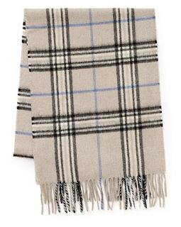 The Mens Store at Fraas Plaid Cashmere Scarf