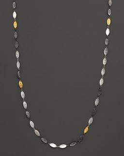 Gurhan Pure Silver and 24 Kt. Gold Long Willow Necklace, 39