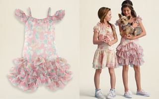 Ralph Lauren Childrenswear Girls Floral Chiffon Dress   Sizes 7 16_2