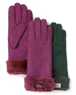rachel zoe haircalf gloves with lamb piping orig $ 170 00 sale $ 85 00