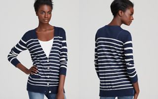 Joie Sweater   Adelia Placed Stripe Cardigan_2