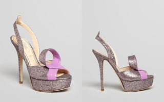 Jerome C. Rousseau Peep Toe Platform Pumps   Kirby High Heel_2