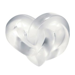 Lalique Heart Paperweight Clear