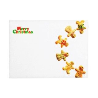 Cute Gingerbread Men Merry Christmas Envelope