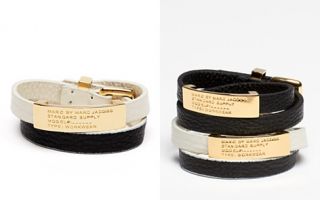 MARC BY MARC JACOBS Standard Supply Double Wrap Leather Bracelet_2