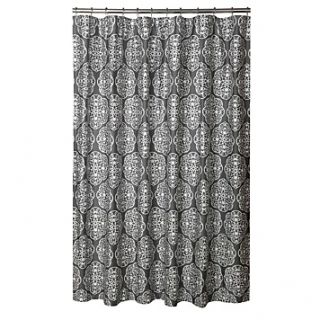 Blissliving Home Harmony Storm Grey Shower Curtain