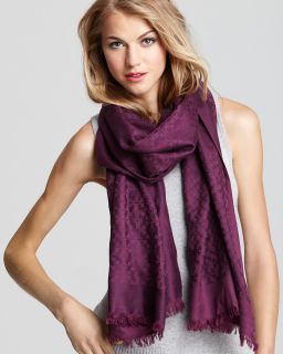 Tory Burch All Over T Jacquard Scarf