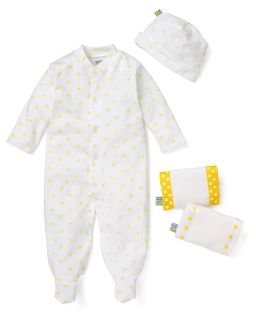 duck 4 piece gift set sizes 3 6 months price $ 75 00 color yellow size