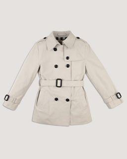 Burberry Girls Mini Harbourne Trench Coat   Sizes 7 14