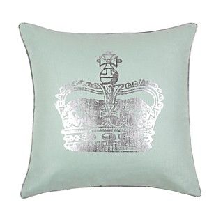 Blissliving Home Victoria Crown Decorative Pillow, 18 x 18