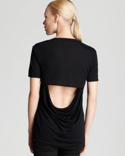 helmut helmut lang tee slash back price $ 105 00 color black size