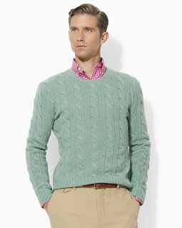 cabled crewneck price $ 145 00 color new seafoam size select size l