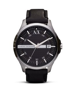 on black leather strap 46mm price $ 120 00 color black quantity 1 2 3