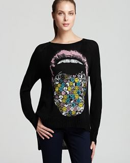 lauren moshi sweater hippie lips helena price $ 154 00 color black