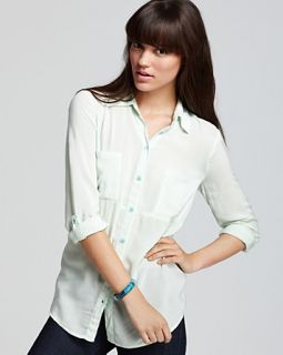 splendid shirt button down voile price $ 108 00 color julep size