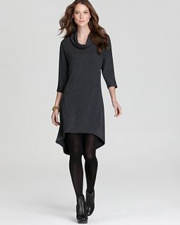 three dots relaxed cowl neck dress price $ 110 00 color charcoal