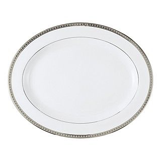 Bernardaud Athena Platinum Oval Platter, 15