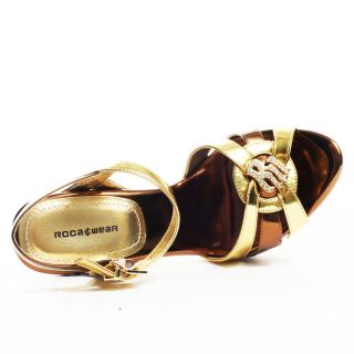 Valentina Sandal   Gold, Rocawear, $76.49