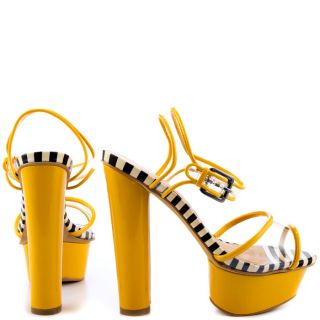 Penny Loves Kennys Yellow Lola   Yellow Patent for 89.99