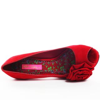 Pump   Red Suede, Betsey Johnson, $189.99