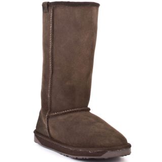 Brown Rubber Sole Knee Boots 