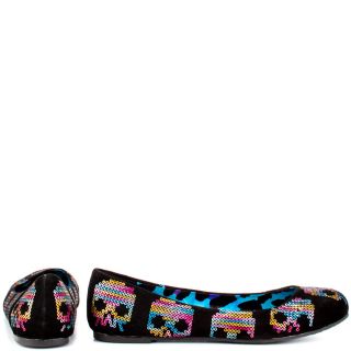 Iron Fists Multi Color Sugar Hiccup Flat   Black for 39.99