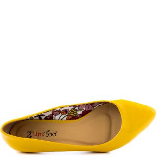 Lips Toos Yellow Too Sliver   Yellow Patent for 59.99