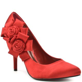 Red Pointed Toe Pump 