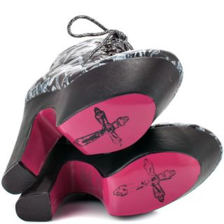 Dont Cross Me Plat Boote   Blk   79.99
