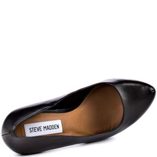 Steve Maddens Black Dejavu   Black Leather for 129.99