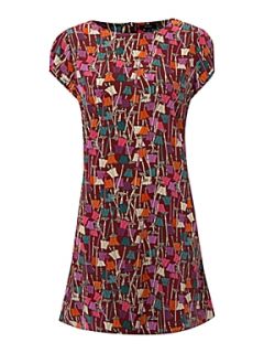 Therapy A line lampshade dress Multi Coloured   