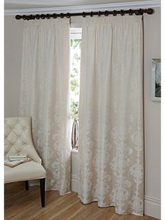 Linea Hendon Damask natural curtain range   