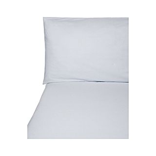 Linea 100% percale bed linen in duck egg   