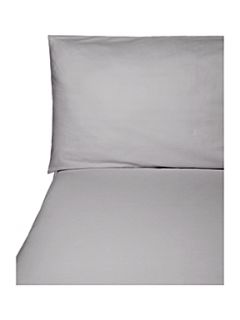 Linea 100% Cotton Percale Bed Linen Dove Grey   