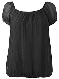 Phase Eight Mimi silk blouse Black   