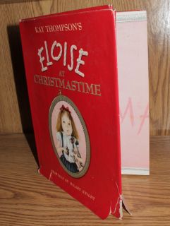 Kay Thompson Eloise at Christmastime Hilary Knight 1958 1st Ed w DJ