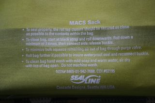 Sealline USMC Mac Kayaking Waterproof Dry Bag Sack 9L